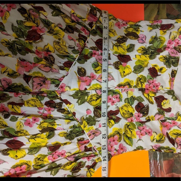Vintage Milly Floral Dress Size 2 - Picture 7 of 10